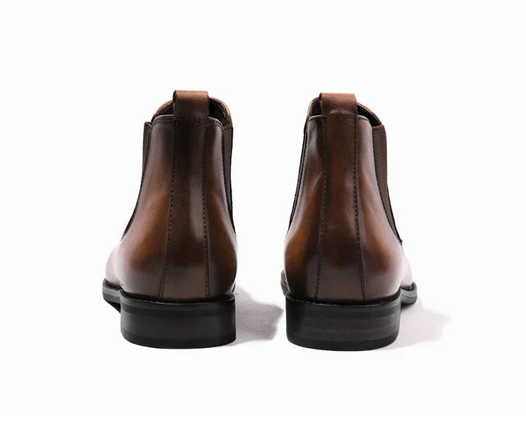 bottines chelsea en cuir raffiné, confort et élégance pour l'automne