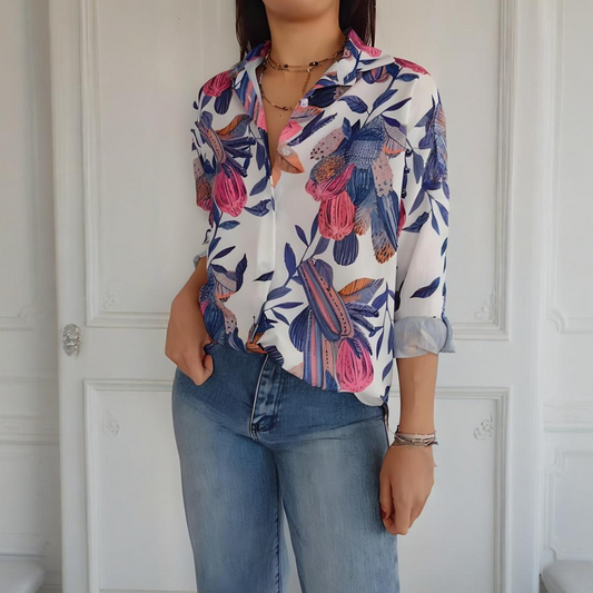 blouse en viscose légère pour un confort élégant au quotidien
