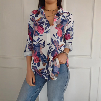 blouse en viscose légère pour un confort élégant au quotidien