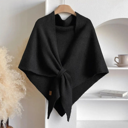 Poncho en tissu doux, confortable et élégant pour l'automne