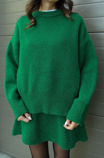 Ensemble de Vêtements Tricotés Confortables pour Automne-Hiver